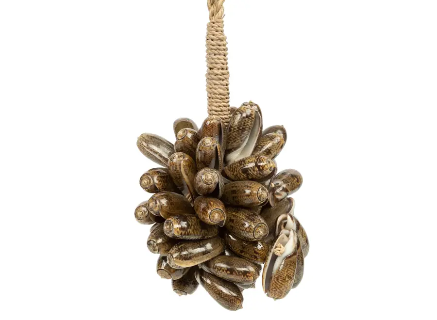 Calpe Shell Charm - Balinese Crafted Tassel