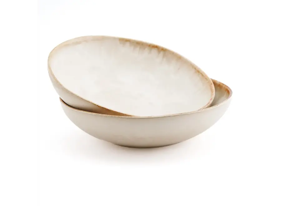 Arganda Portuguese Ceramics - Handmade Tableware with Gold Accent