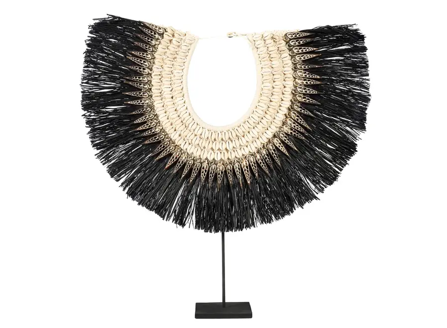 Cala Salada Shell Display - Raffia Display on Stand