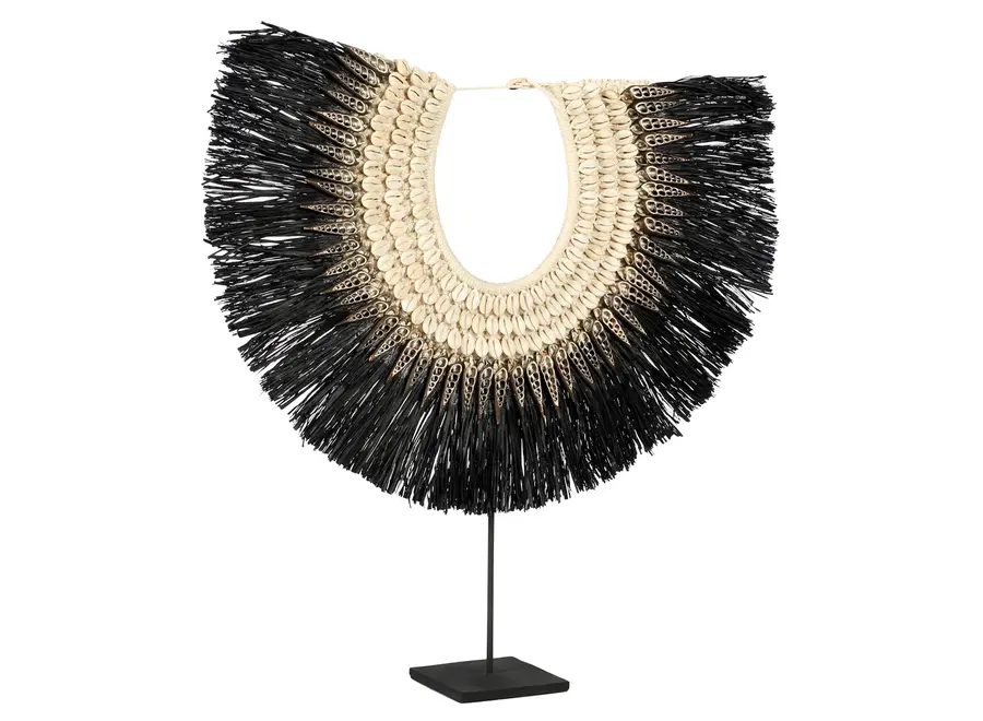 Cala Salada Shell Display - Raffia Display on Stand