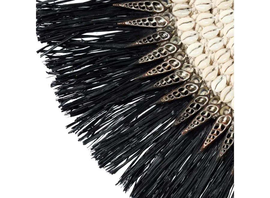 Cala Salada Shell Display - Raffia Display on Stand