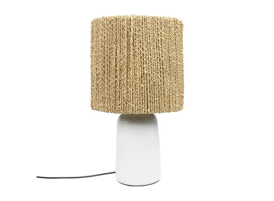 Santillana del Mar Boho Lamp - Grass Lampshade