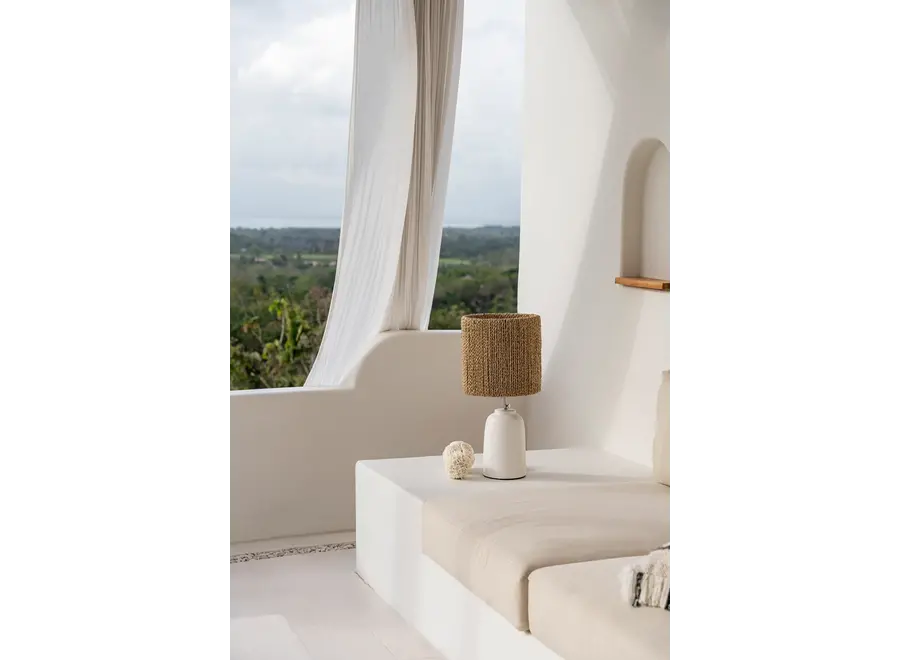 Santillana del Mar Boho Lamp - Grass Lampshade