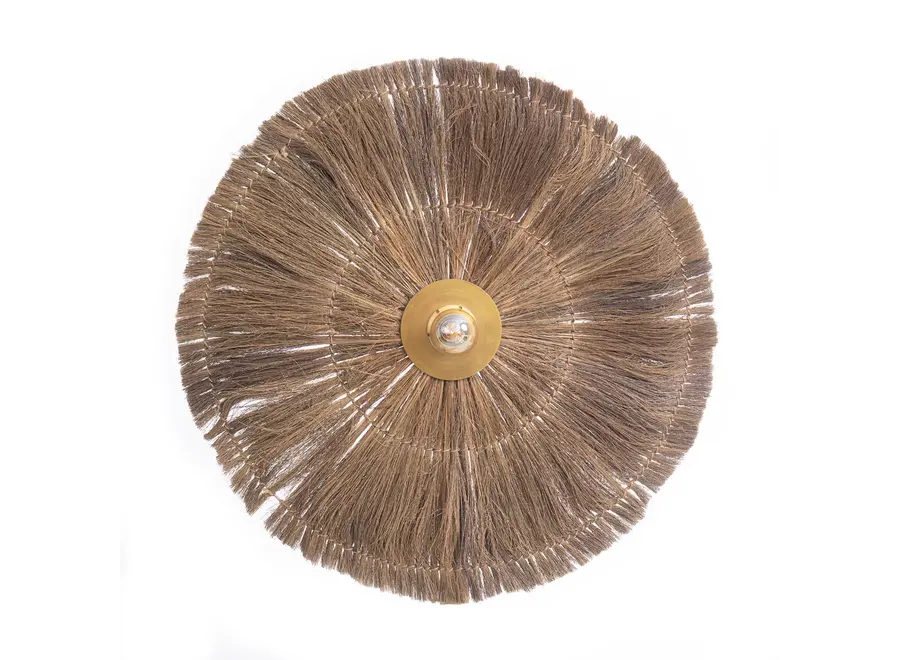 Albufera Illumination Lantern - Grass & Iron Wall Lamp