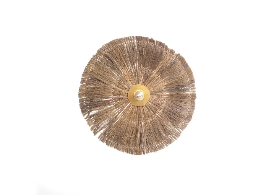 Albufera Illumination Lantern - Grass & Iron Wall Lamp