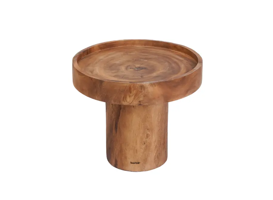 Chimborazo Natural Side Table - Suar Wood Side Table