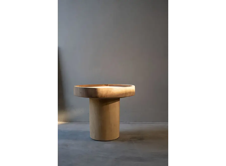 Chimborazo Natural Side Table - Suar Wood Side Table