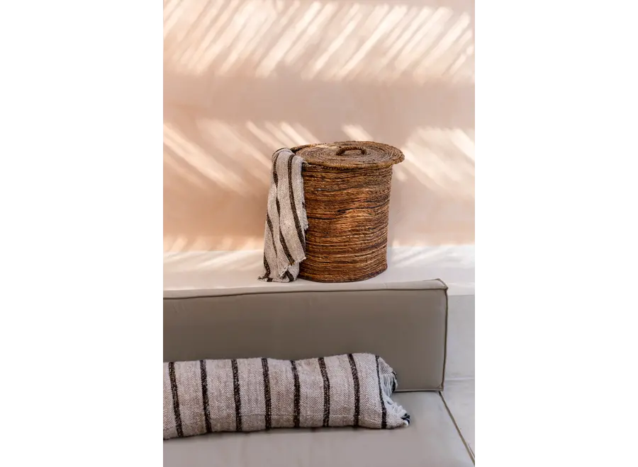 Almuñecar Natural Storage Duo - Banana Leaf Baskets