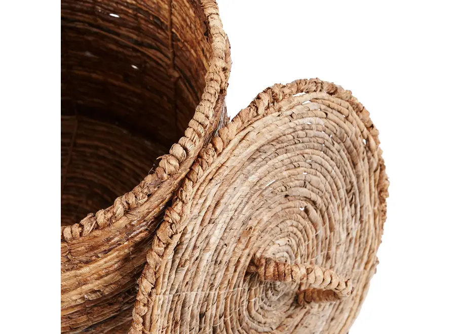Almuñecar Natural Storage Duo - Banana Leaf Baskets
