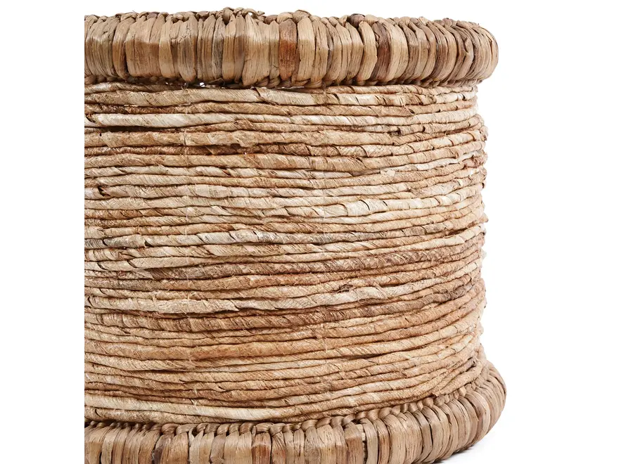 Chuka Basket - Water Hyacinth and Banana Leaf Basket