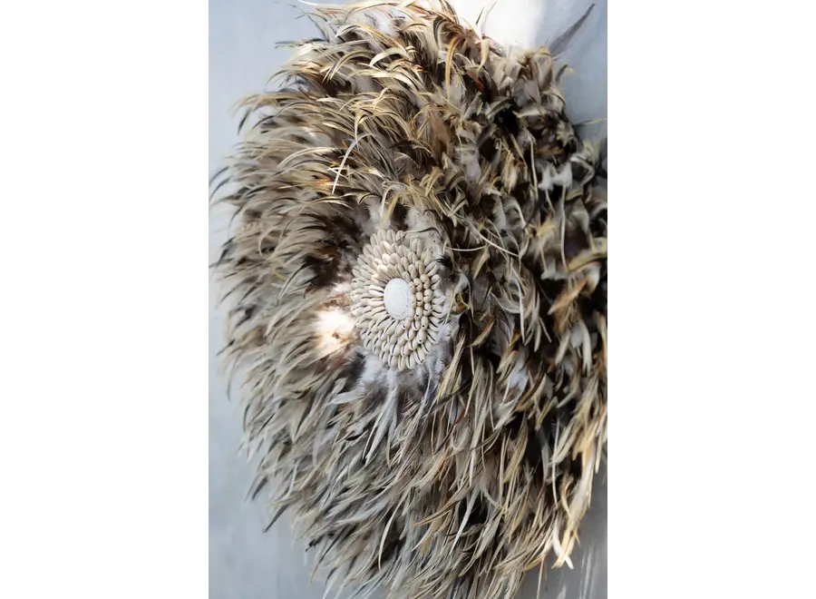 Mojacar Bohemian Display - Feather & Shell Ornament