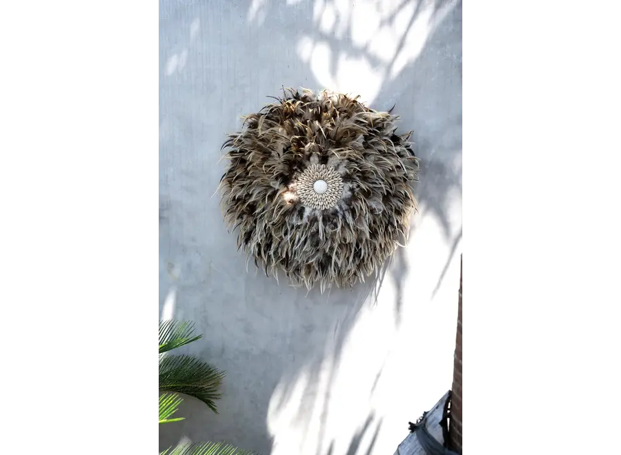 Mojacar Bohemian Display - Feather & Shell Ornament