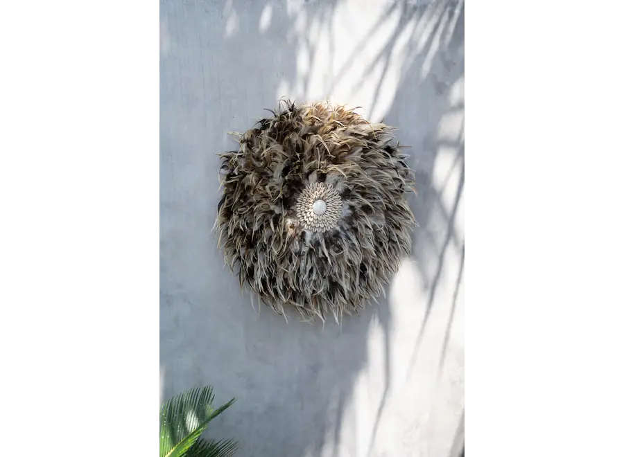 Mojacar Bohemian Display - Feather & Shell Ornament