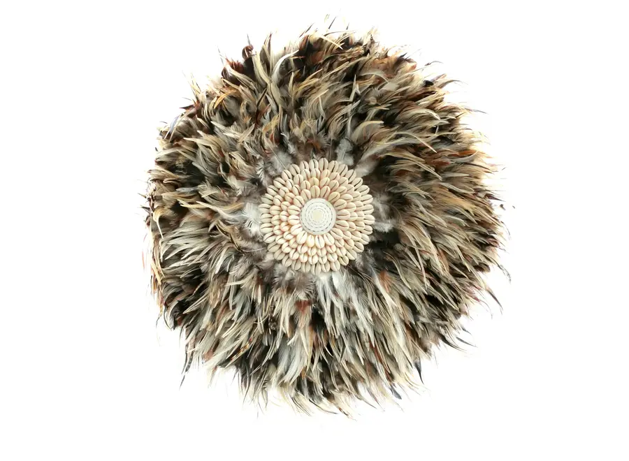 Mojacar Bohemian Display - Feather & Shell Ornament