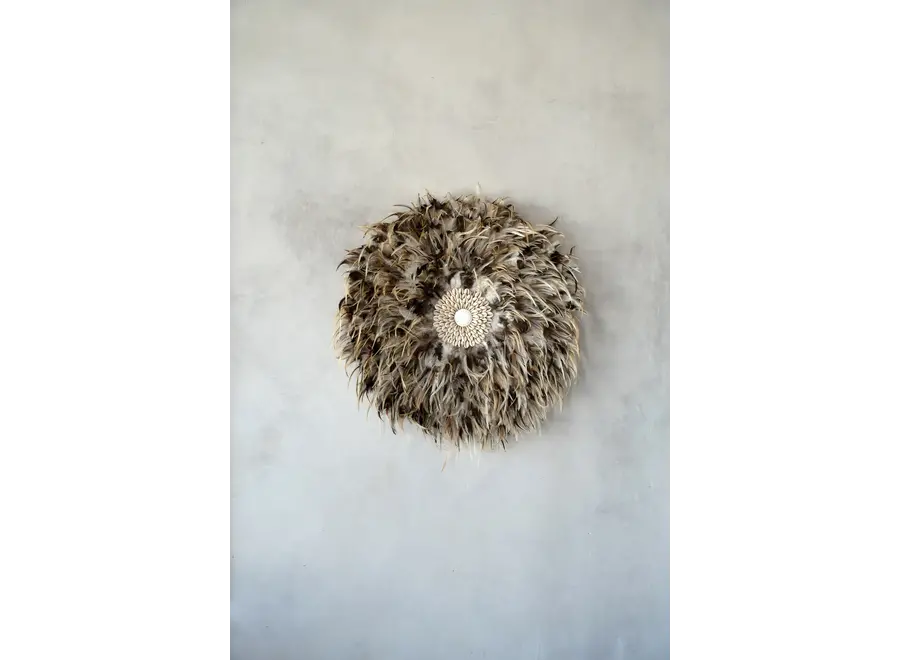 Mojacar Bohemian Display - Feather & Shell Ornament