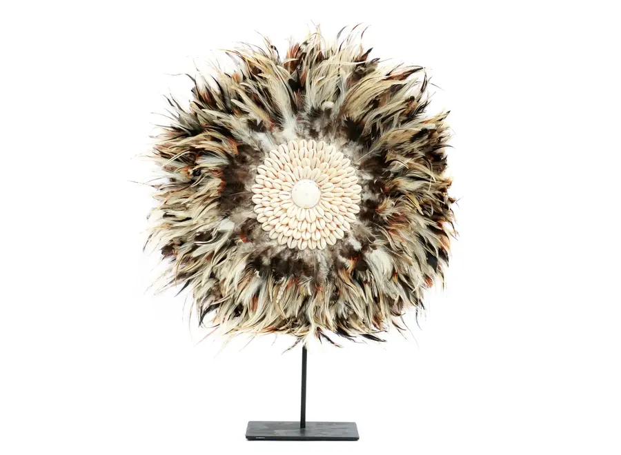 Mojacar Bohemian Display - Feather & Shell Ornament