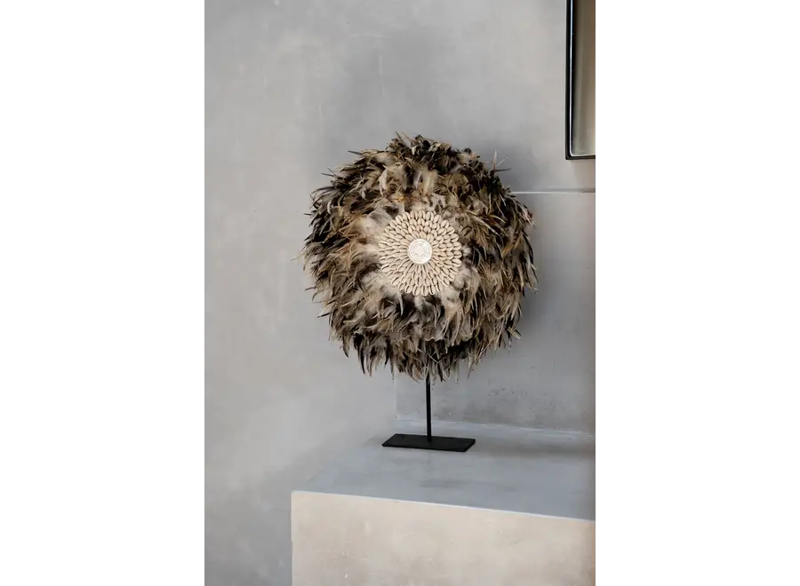 Mojacar Bohemian Display - Feather & Shell Ornament