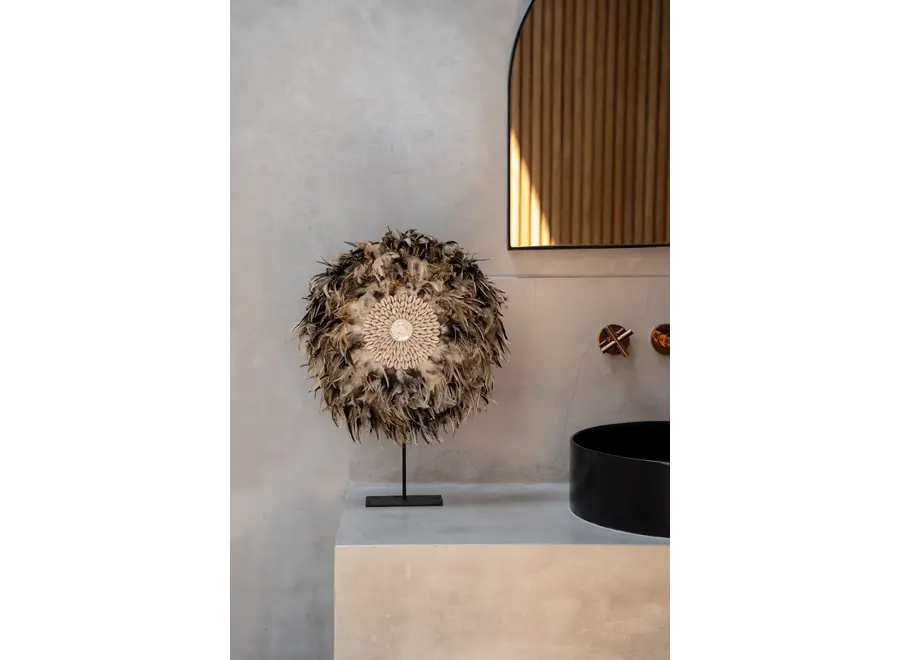 Mojacar Bohemian Display - Feather & Shell Ornament