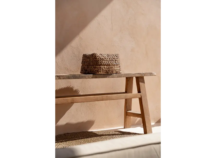 Coconut Shell Offering Box - Bamboo Box