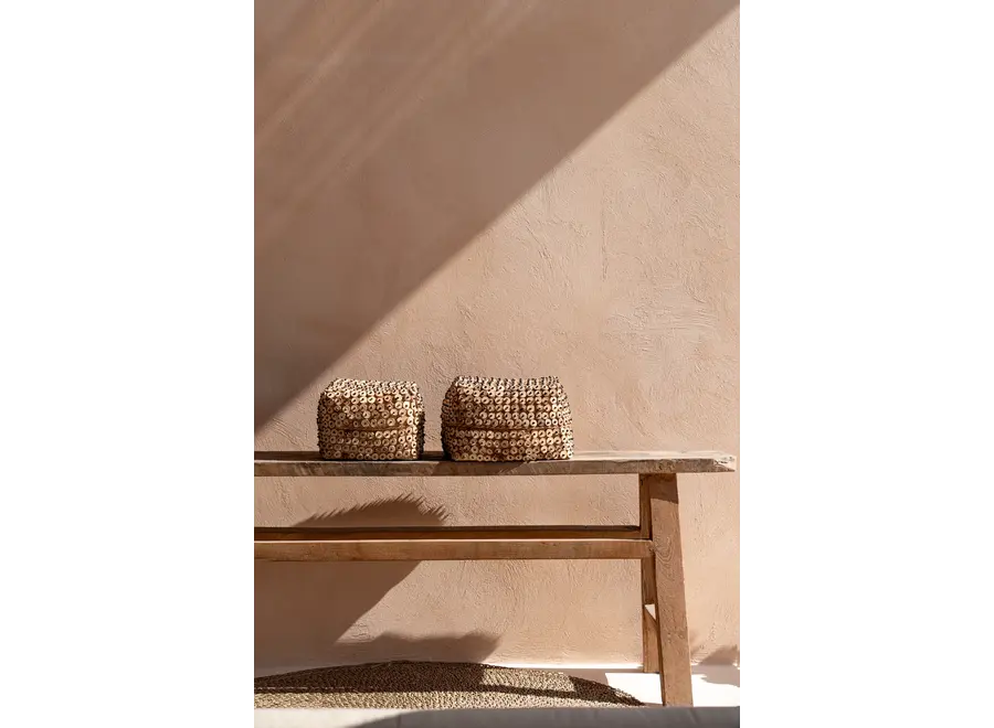 Coconut Shell Offering Box - Bamboo Box