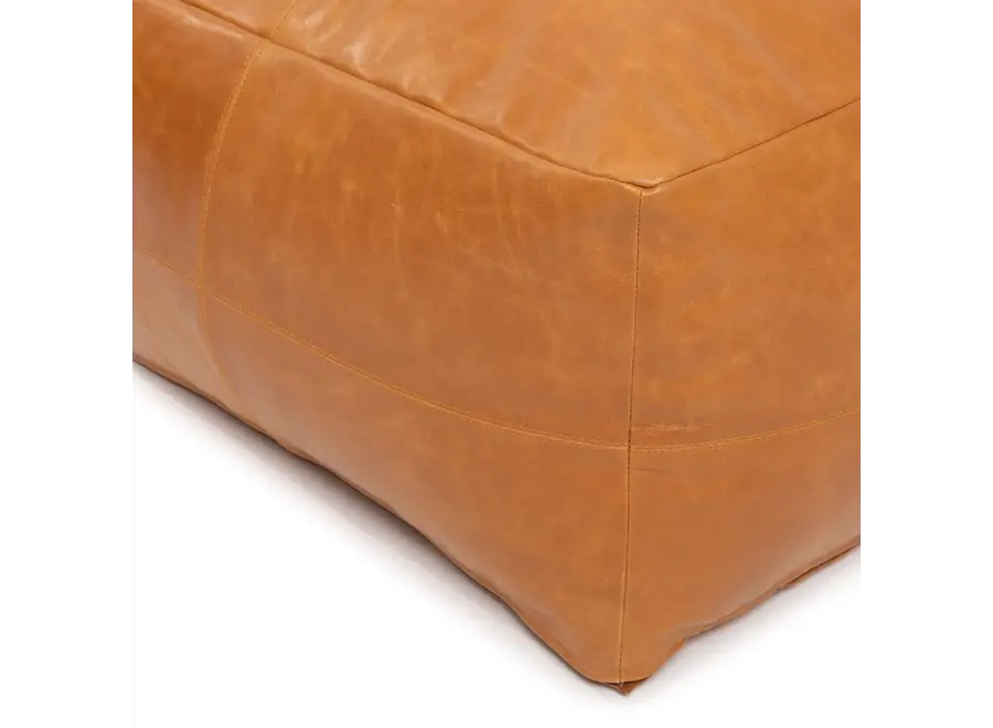 Cazorla Luxe Pouffe - Nappa Leather Pouffe