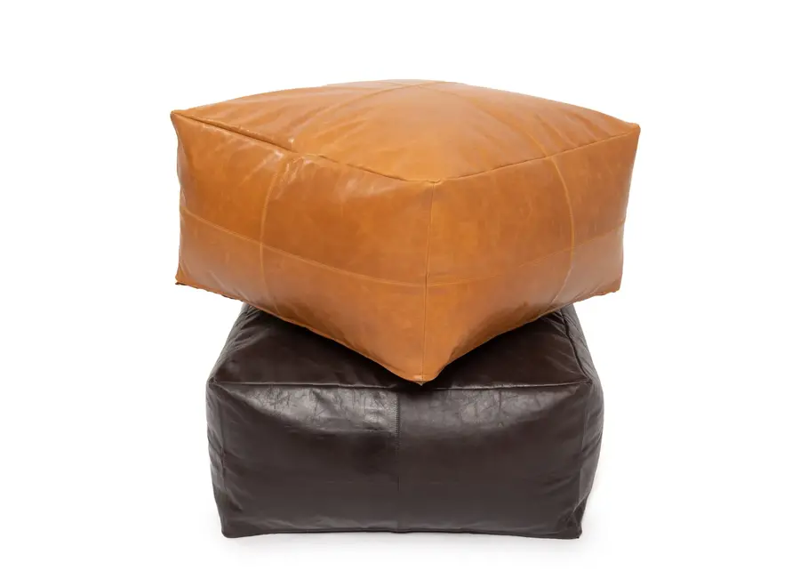 Alpujarras Dream Pouffe - Nappa Leather Pouffe