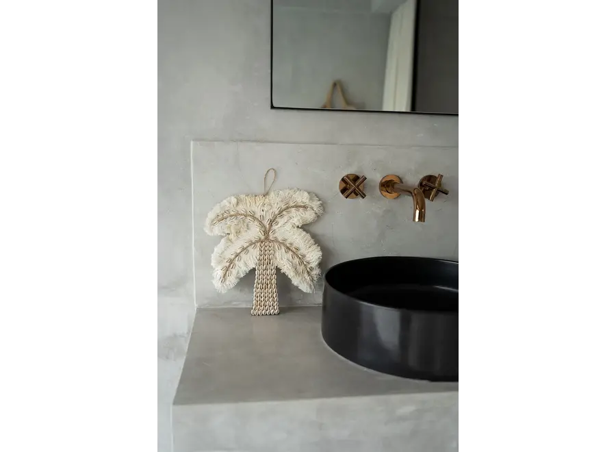 Formentera Tropic Hanger - Shell Palm Decor