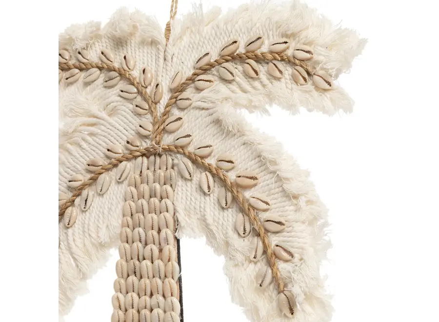 Formentera Tropic Hanger - Shell Palm Decor