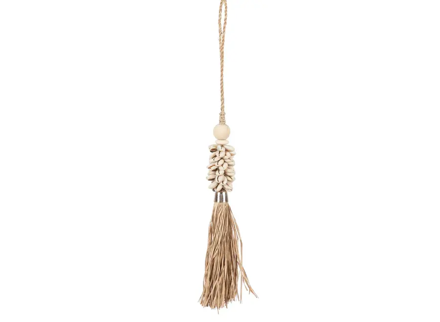 Cudillero Charm Coastal Tassel - Handmade Shell Tassel