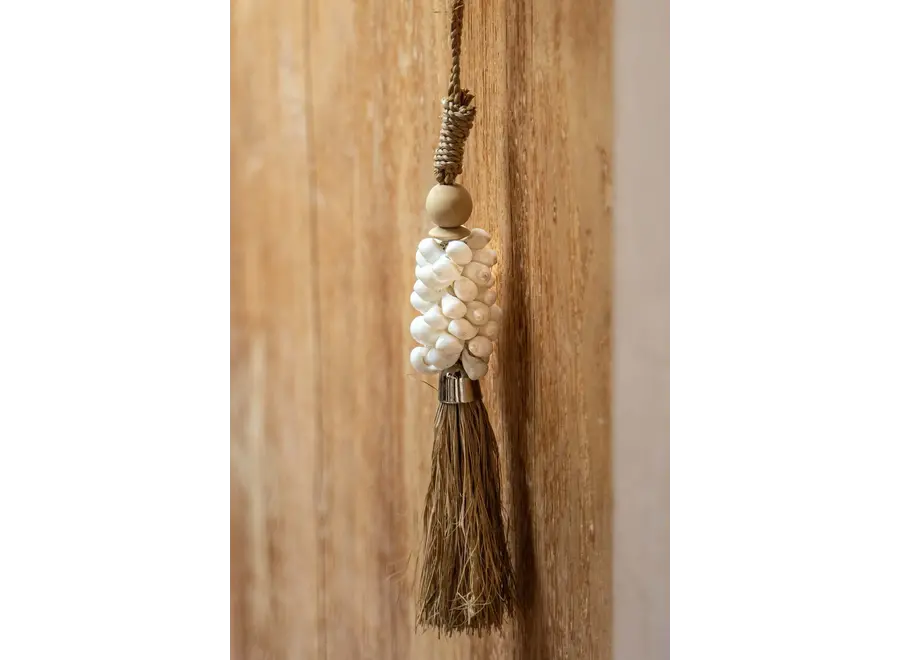 Cudillero Charm Coastal Tassel - Handmade Shell Tassel