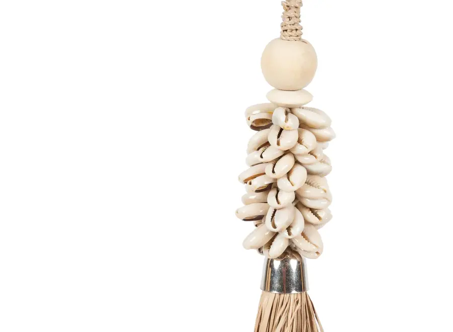 Cudillero Charm Coastal Tassel - Handmade Shell Tassel