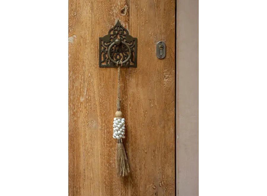 Cudillero Charm Coastal Tassel - Handmade Shell Tassel