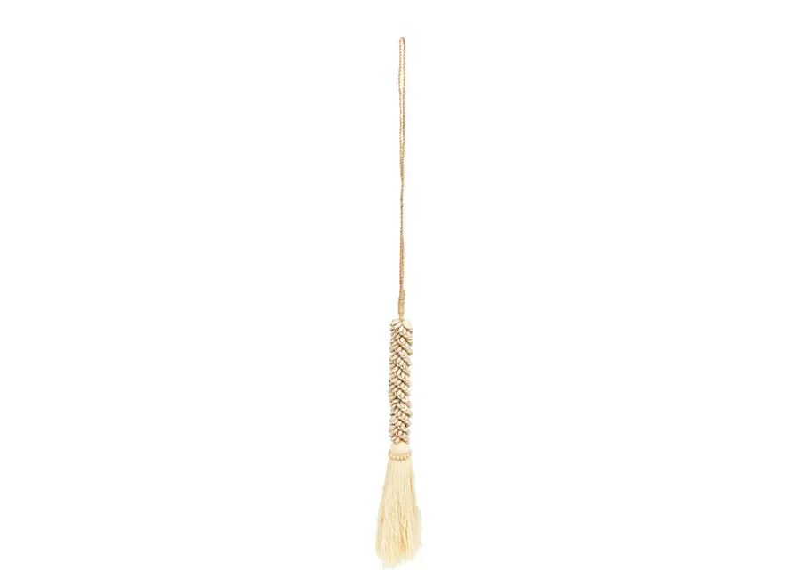 Formentera Bohemian Tassel - Cowrie Shell Charm