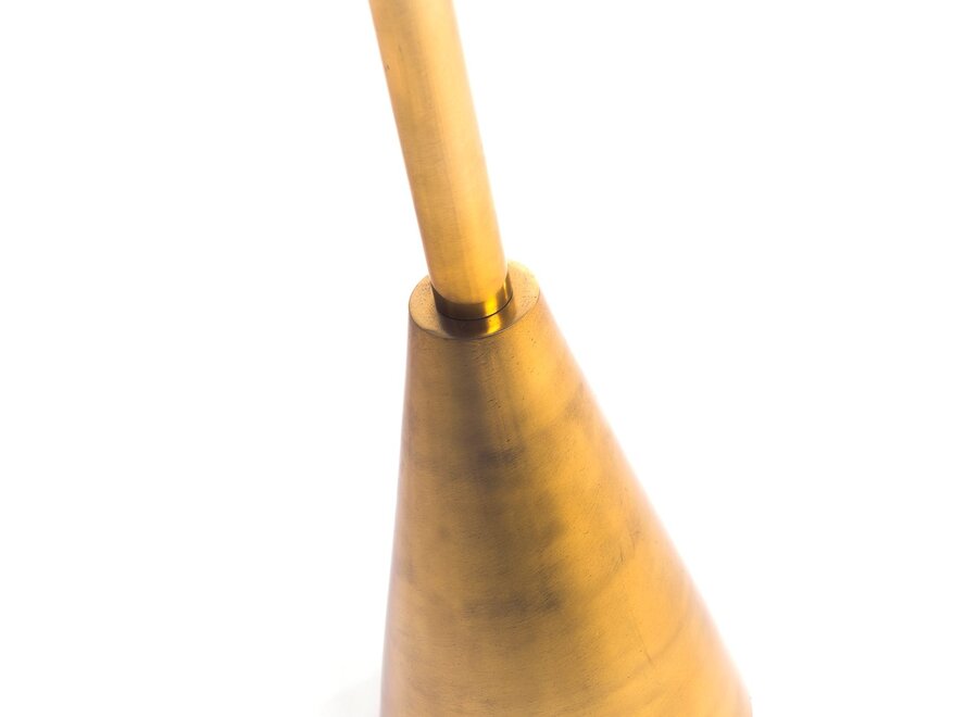 Cabo de Gata Twist Side Table - Brass Side Table