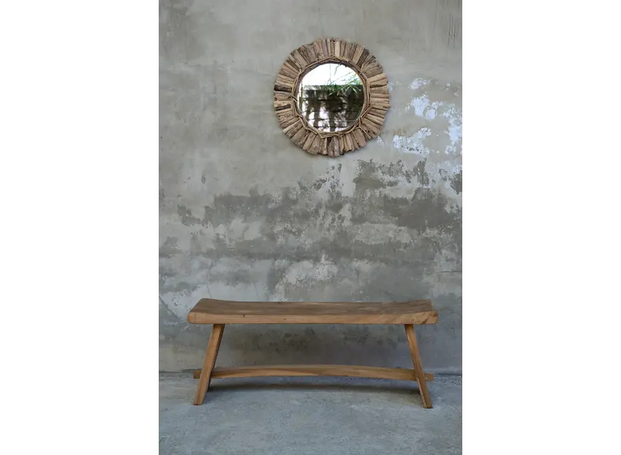 Cudillero Driftwood Mirror - Round Glass Mirror