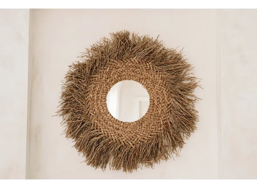 Zahara de la Sierra Rattan Mirror - Coastal Rattan Mirror