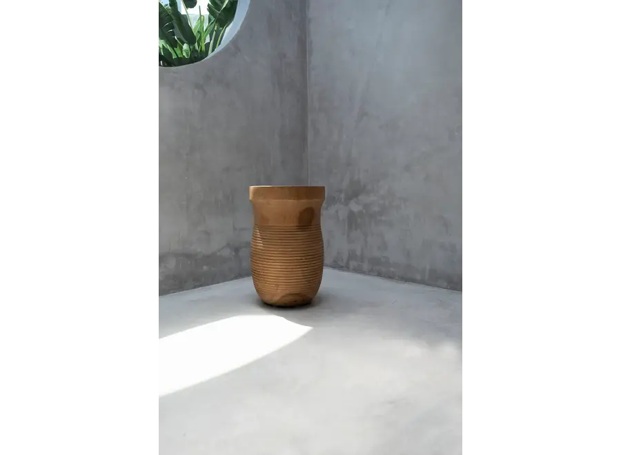 Zahara de la Sierra Organic Stool - Hardwood Stool