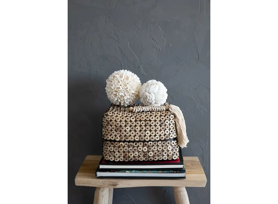 Alhambra Blossom String-Ball - Handcrafted Decorative Shell Balls