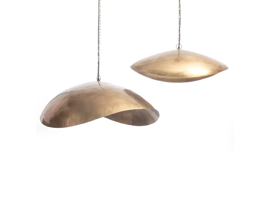 Cadaques Shimmer Pendant - Iron Lamp
