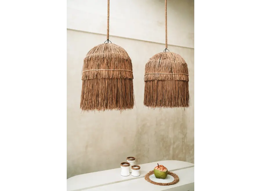 Zahara de la Sierra Grass Lampshade - Mendong Grass Lampshade