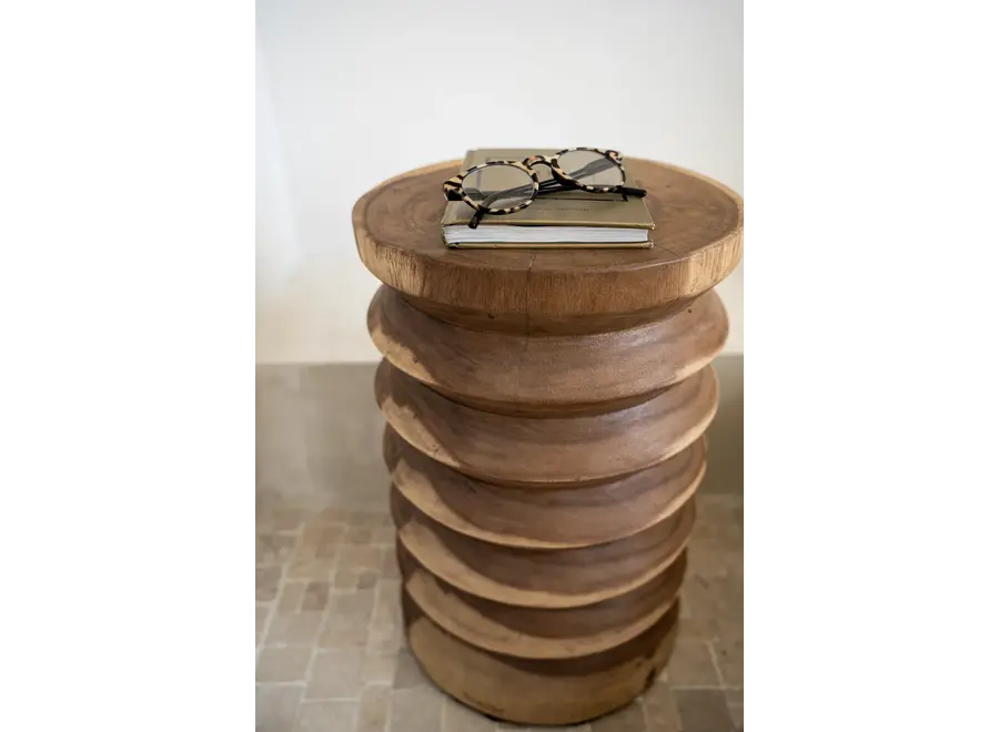 La Palma Summer Table - Suar Wood Stool