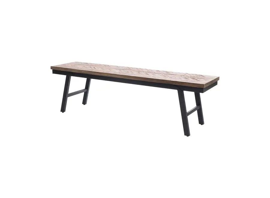 Albufera Teak Essence Bench - Foldable Wood Seating