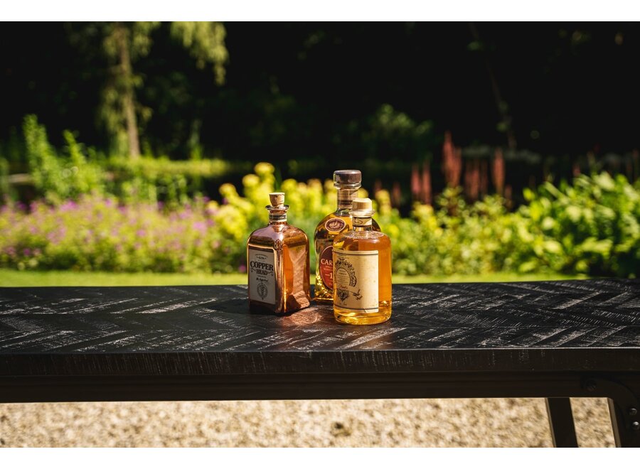 Zahara de la Sierra Table - Teak Wood and Iron Foldable Table