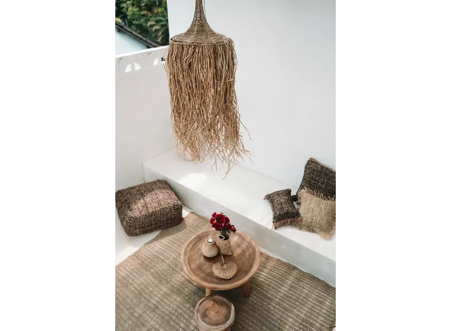 Cabo de Gata Beauty Lamp Shade - Raffia and Rattan Lamp Shade