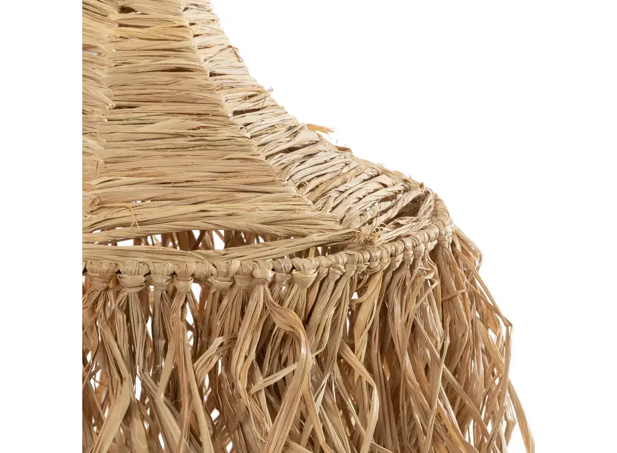 Cabo de Gata Beauty Lamp Shade - Raffia and Rattan Lamp Shade