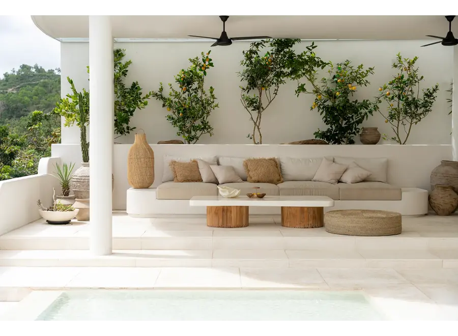 Cazorla Seagrass Pouffe - Seagrass Pouffe