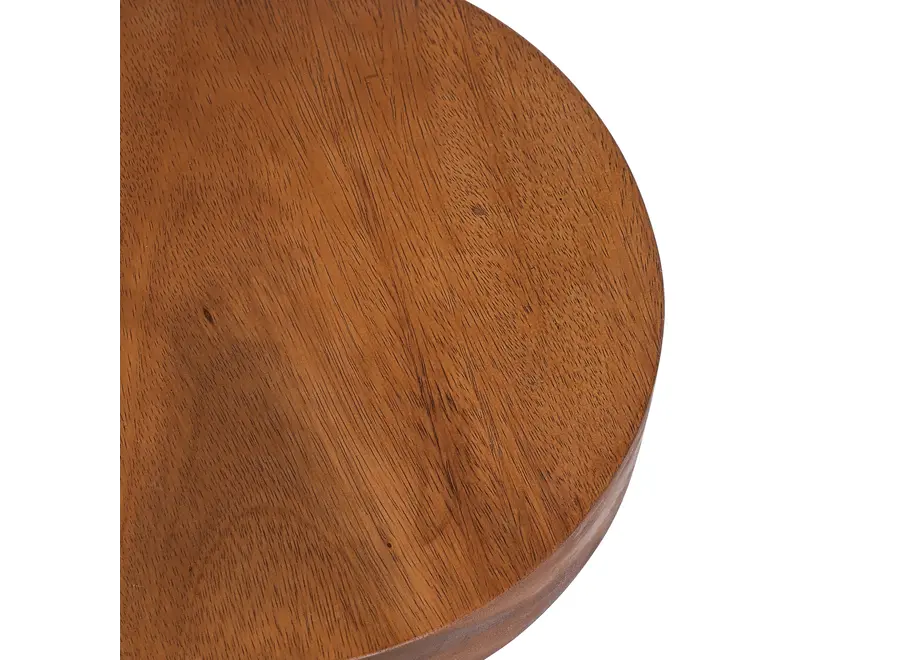 Cabo de Gata Glow Side Table - Teak Wood Side Table