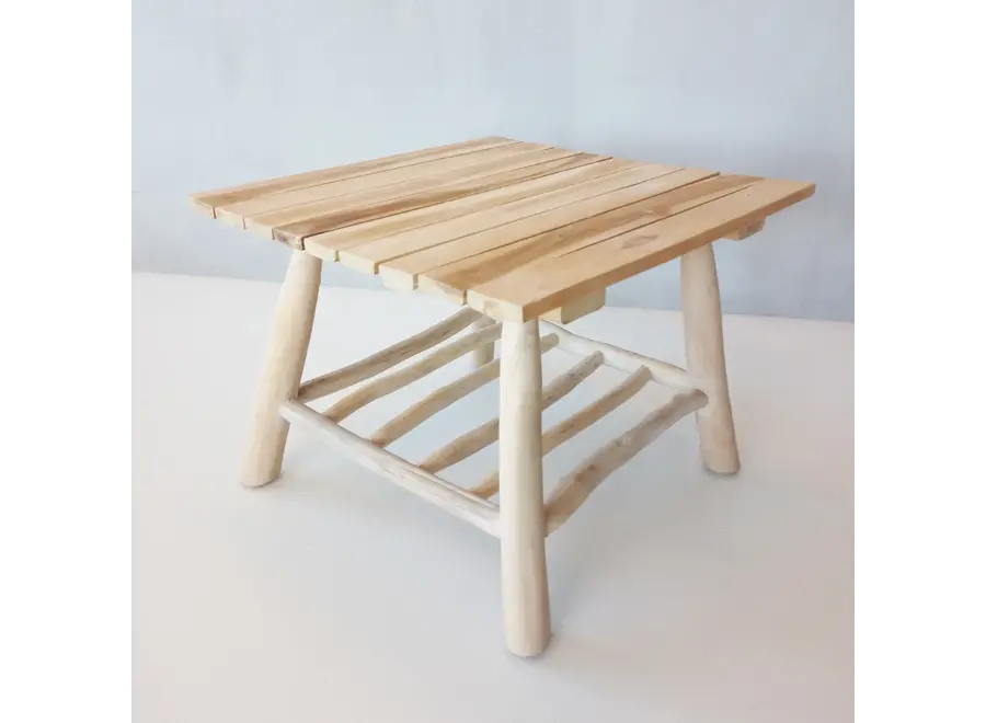 Island Side Table - Teak Wood Side Table