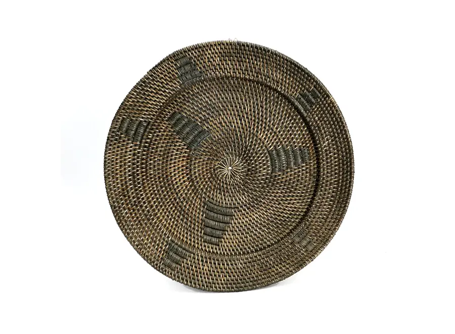 Cazorla Graphic Weave - Handwoven Wall Plate