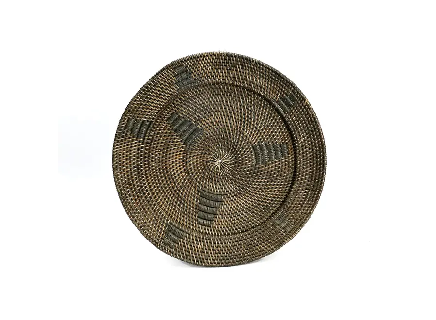 Cazorla Graphic Weave - Handwoven Wall Plate